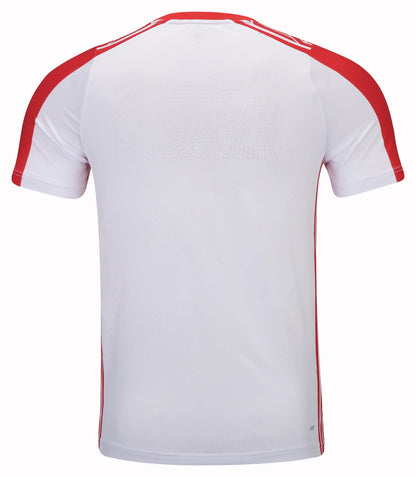 Men's sports shirt "International Stars" white/red - AAYT073-1