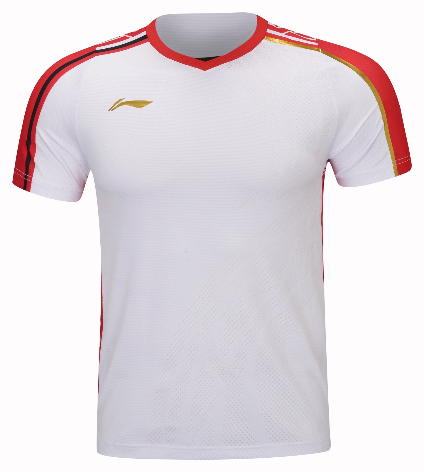 Men's sports shirt "International Stars" white/red - AAYT073-1