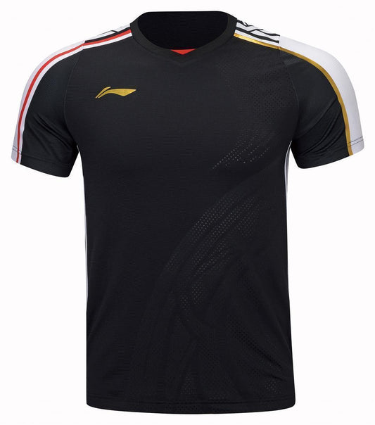 Men CompetitionShirt "International Stars" Black-White - AAYT073-3