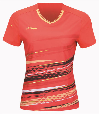 Damen Wettkampfshirt "International Teams SPEED" - rot - AAYT576-2