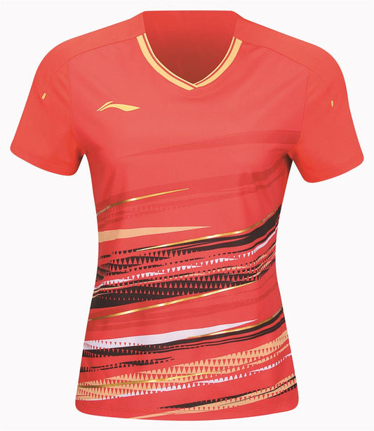 Damen Wettkampfshirt "International Teams SPEED" - rot - AAYT576-2