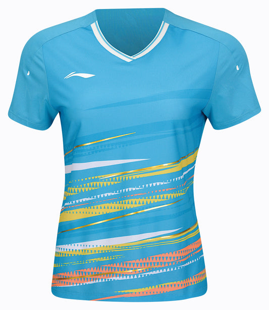 Women's competition shirt "International Teams SPEED" - light blue - AAYT576-5