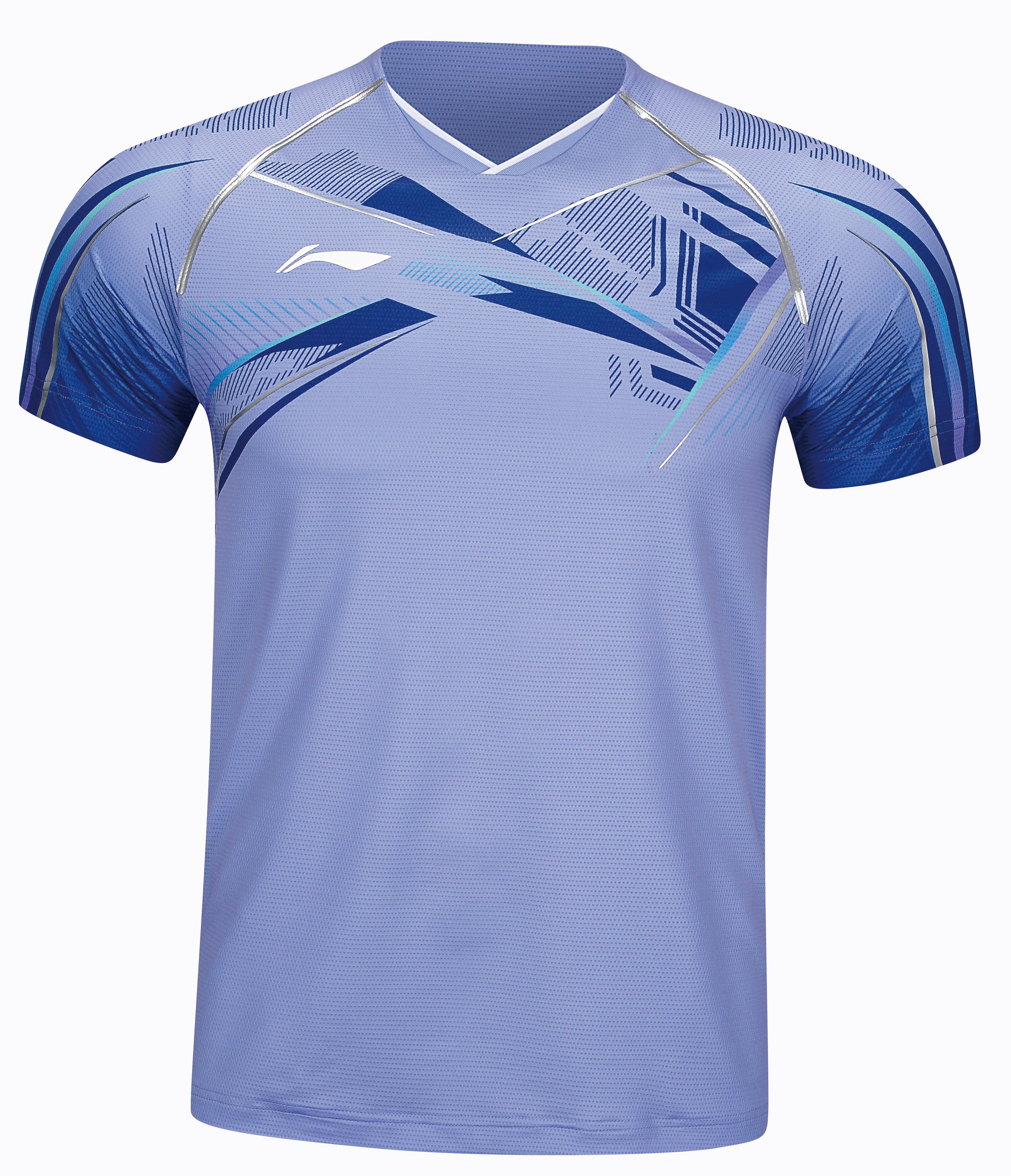 Herren Sportshirt "International Players" Glacier - lila - AAYT579-7