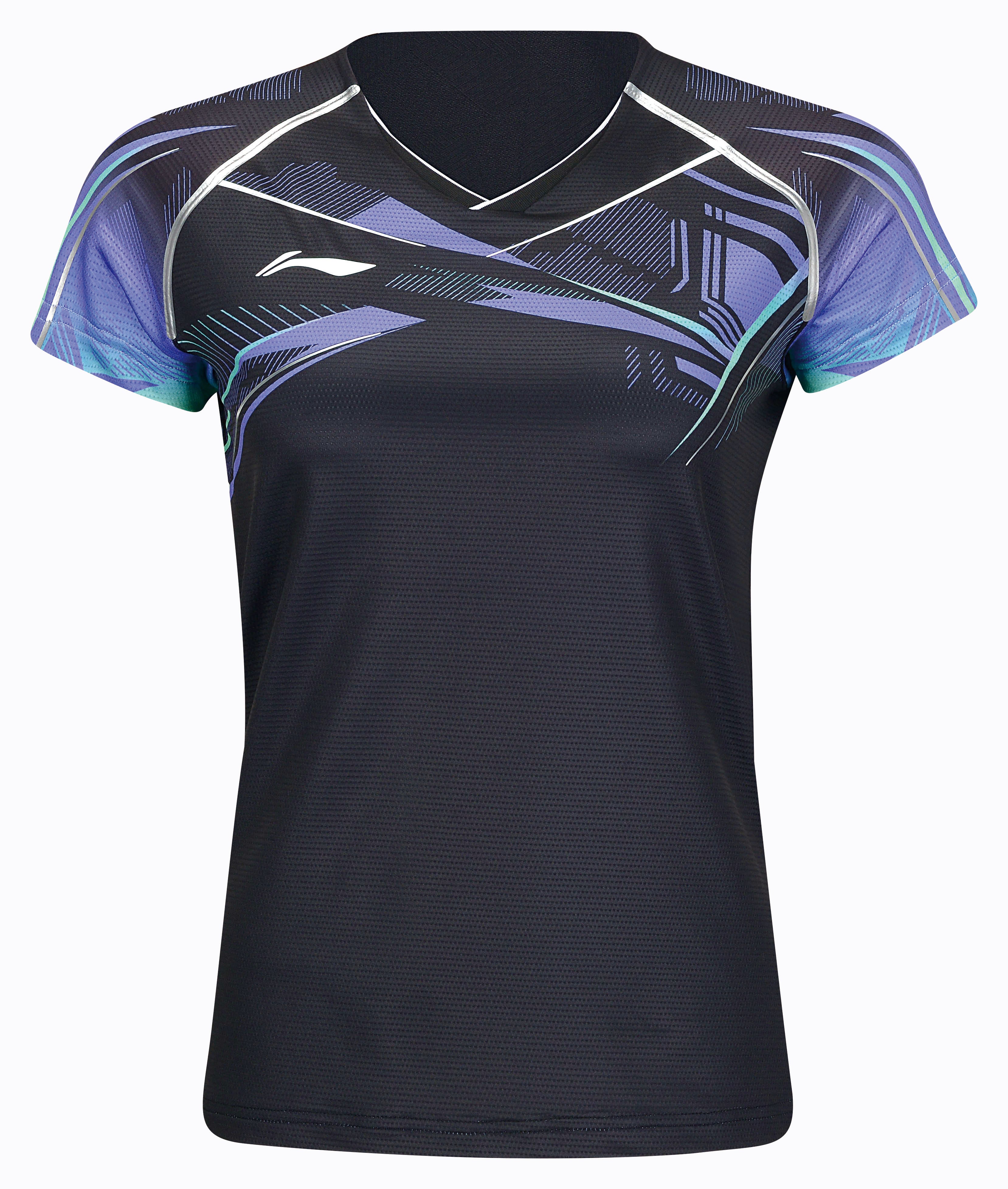 Damen Sportshirt "International Players" Glacier - schwarz - AAYT580-2