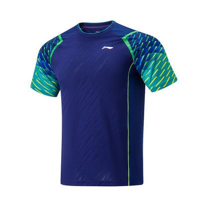 Tabletennis Men National-Team Competition-Shirt Durban - blue - AAYT027-3