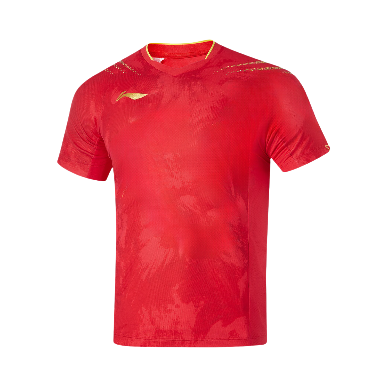 Unisex Tischtennis China Nat. Team Wettkampftrikot - rot - AAYU197-2