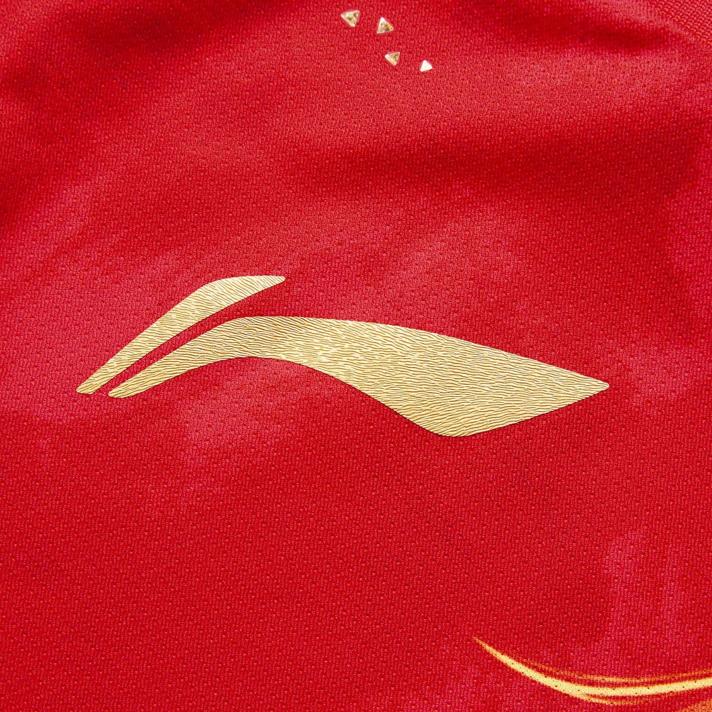 Unisex Tischtennis China Nat. Team Wettkampftrikot - rot - AAYU197-2