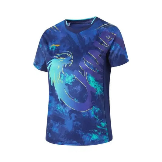 Tabletennis Kids China Nationalteam Competetion T-shirt - darkblue - AAYU204-1