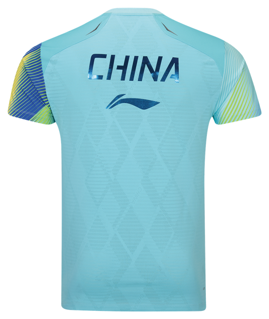 Tabletennis China National-Team Competitionshirt 2026 turquoise - AAYW137-2