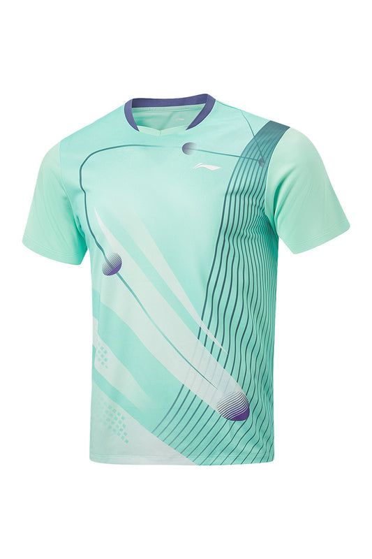 Tabletennis Unisex Zone Competitionshirt - turquoise - AAYW013-2
