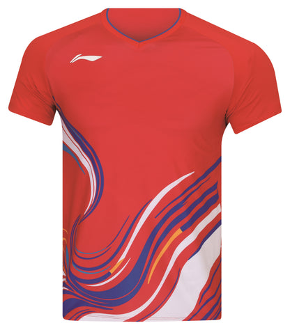 Unisex China National Shirt 'Dragon Blaze' 2026 rot - AAYW045-3