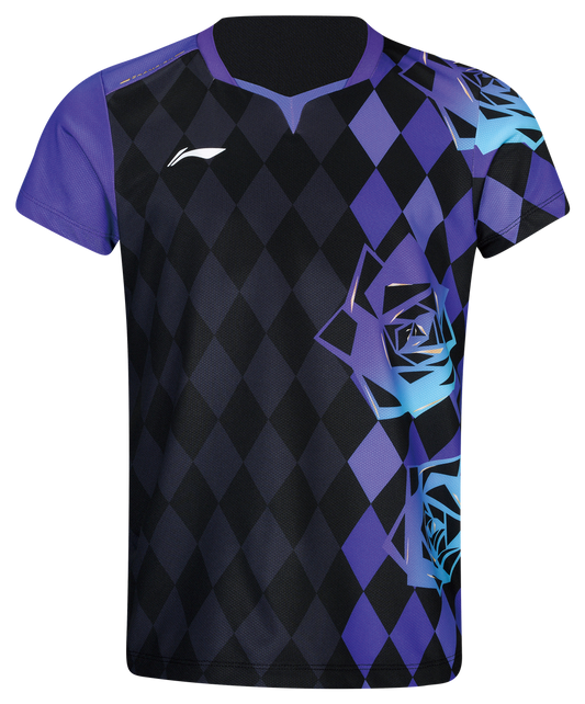 Tabletennis Kids WM 2026 Competitionshirt - black - AAYW094-1
