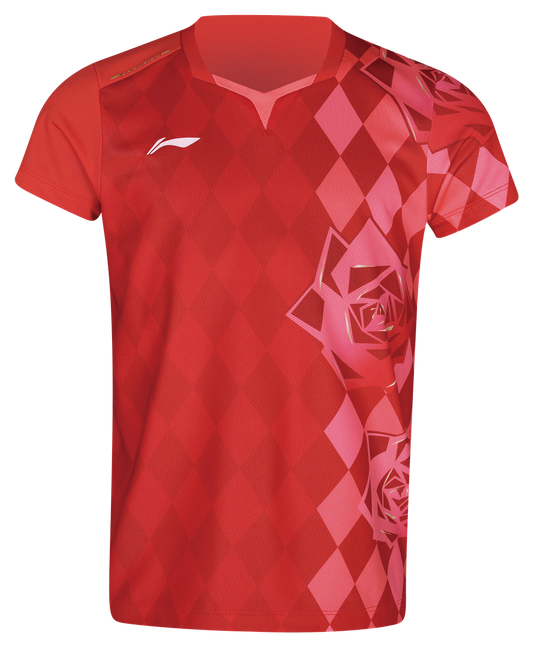 Tabletennis Kids WM 2026 Competitionshirt - red - AAYW094-2