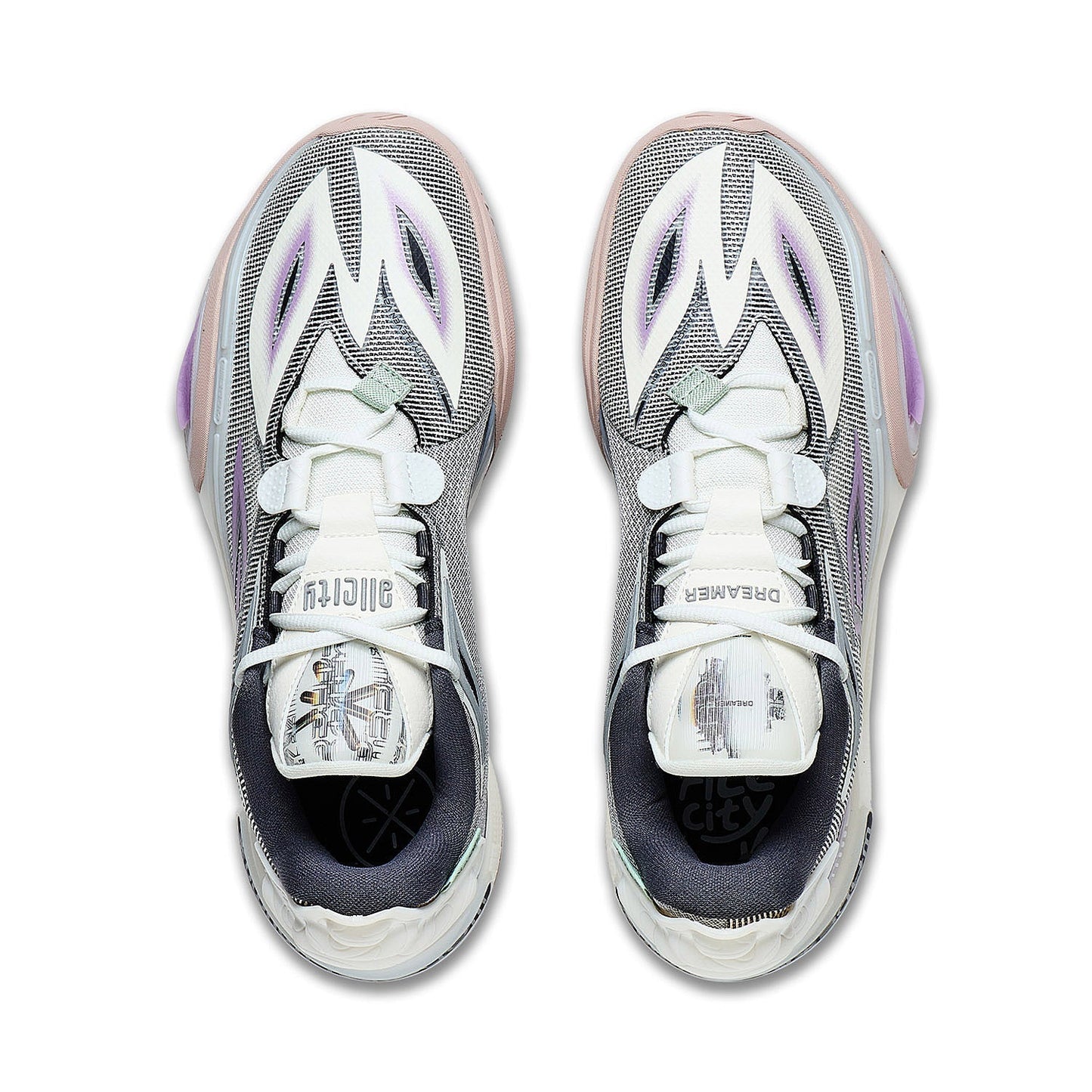 Basketballschuh Wade All City 11 V2 "Dreamer" - weiß - ABAT093-3