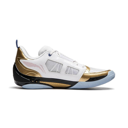 Professional Basketball Shoe "Wade 808" 4 Ultra - white/golden - ABAU031-4