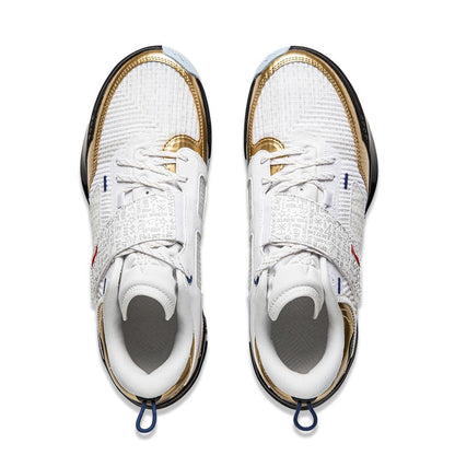 Professional Basketball Shoe "Wade 808" 4 Ultra - white/golden - ABAU031-4