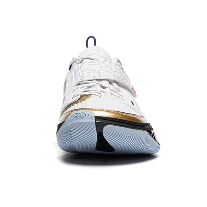 Professional Basketball Shoe "Wade 808" 4 Ultra - white/golden - ABAU031-4