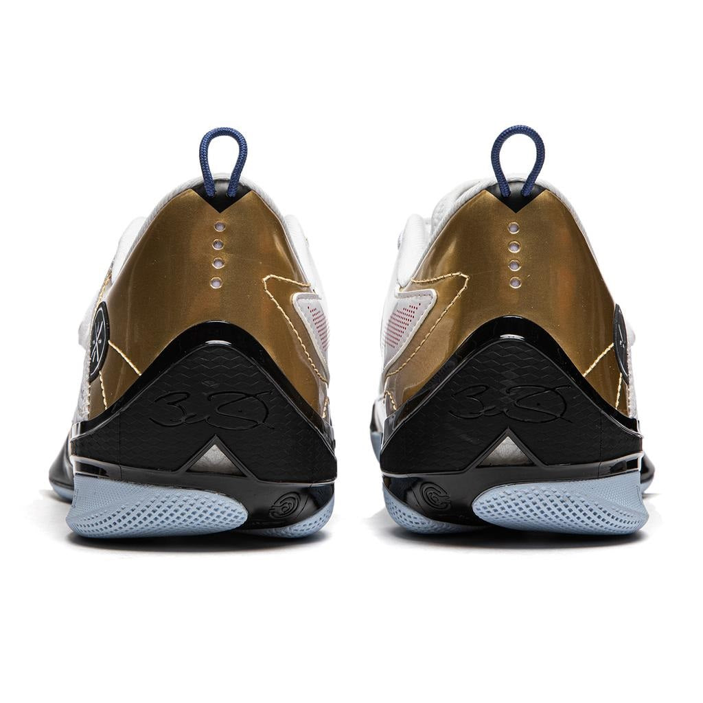 Professional Basketball Shoe "Wade 808" 4 Ultra - white/golden - ABAU031-4