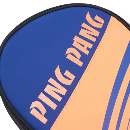 Tischtennis Hülle/-Tasche "Ping Pang" blau/orange - ABJT003-3