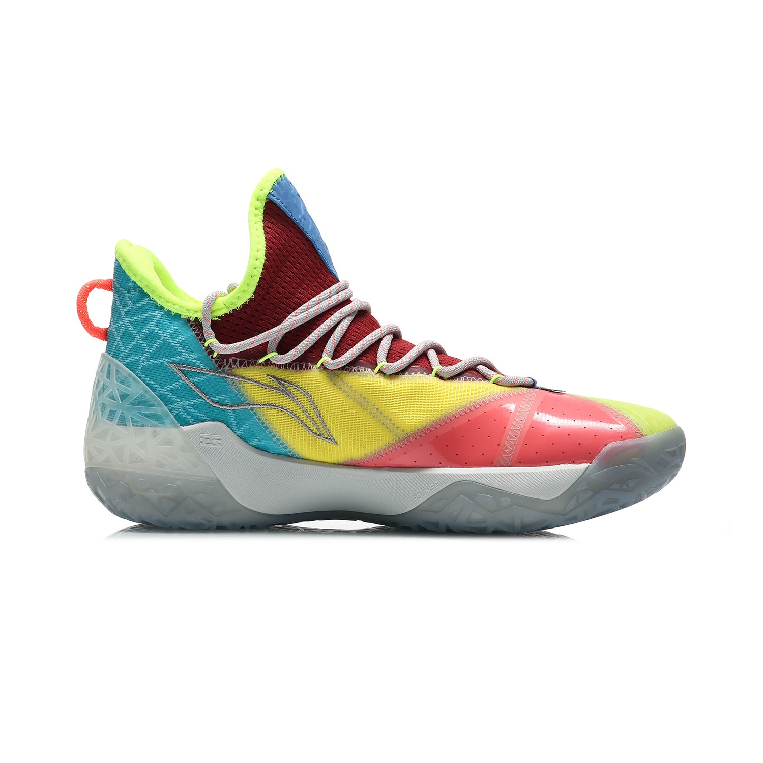 Basketballschuh Wade Fission lite green/yellow/red - ABPQ025-3