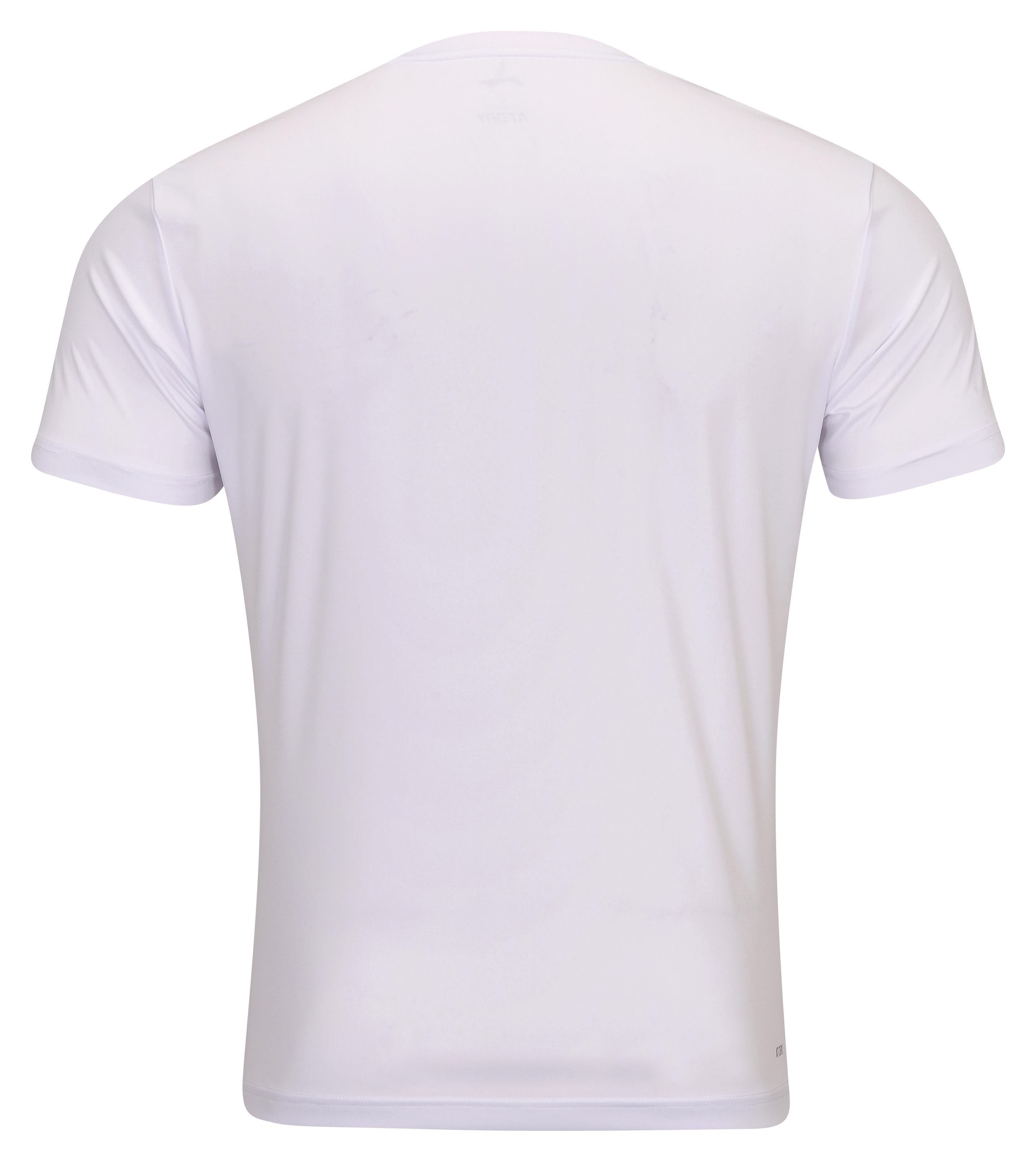 Herren Sport-Shirt Team-Line Weiß - AHSR791-1