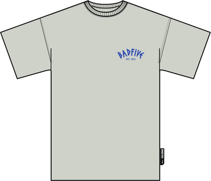 Unisex Basketball T-Shirt "BADFIVE" Anti-Warrior light grey - AHST289-8