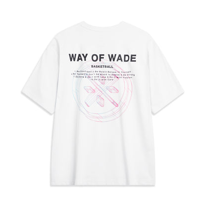Basketball T-Shirt "Way of Wade" weiß - AHST333-2