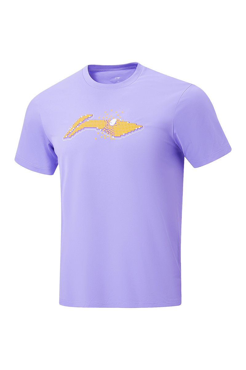 Sport ''Logo Pixel'' T-Shirt Purple - AHSW069-3