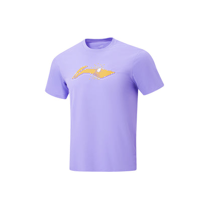 Sport ''Logo Pixel'' T-Shirt Purple - AHSW069-3