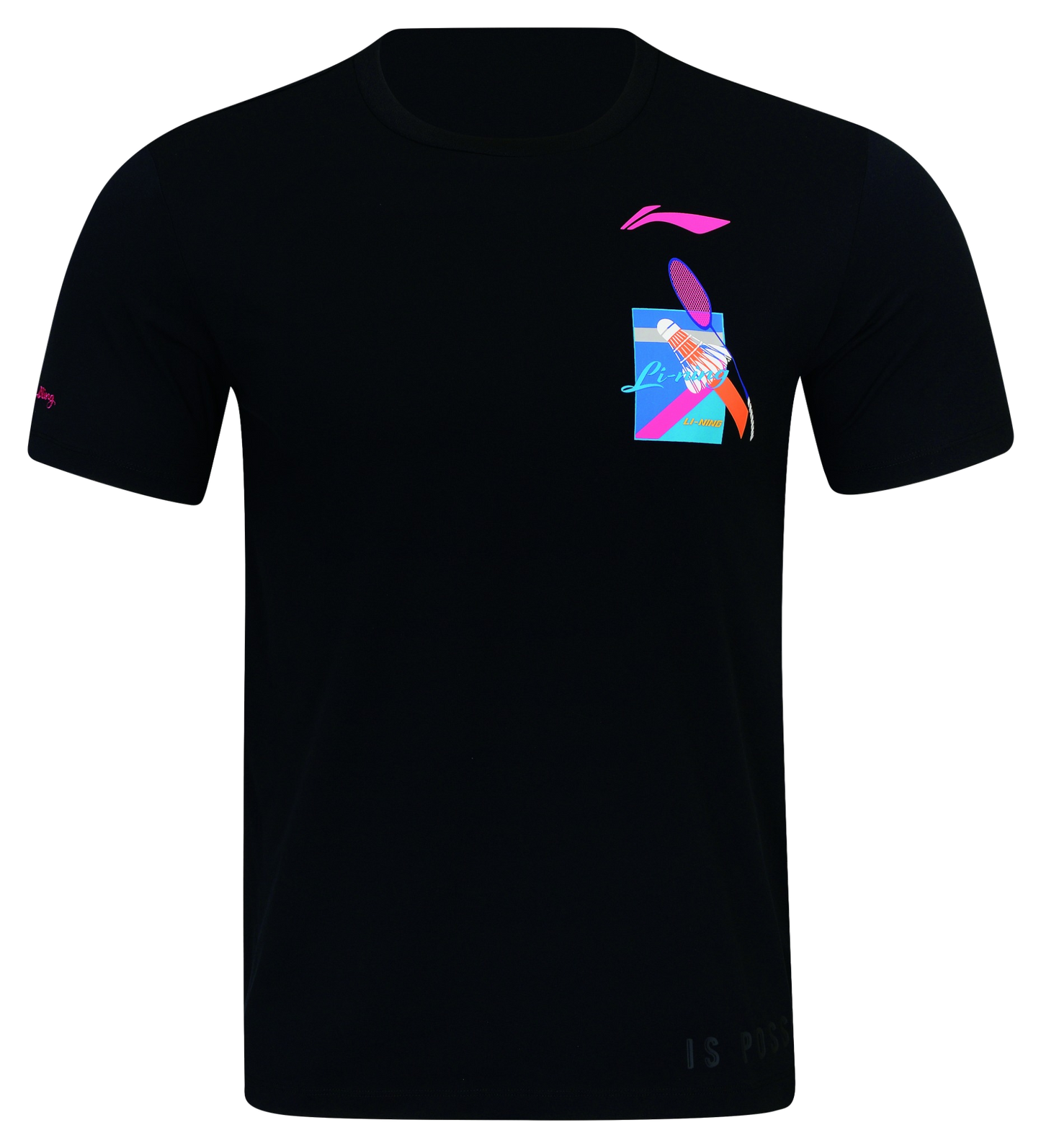 Li-Ning Herren Sportshirt schwarz AHSW103-1