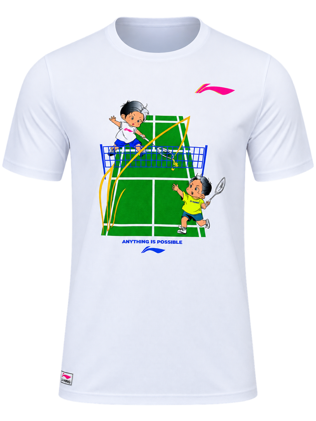 Li-Ning Herren Sportshirt weiß AHSW109-2