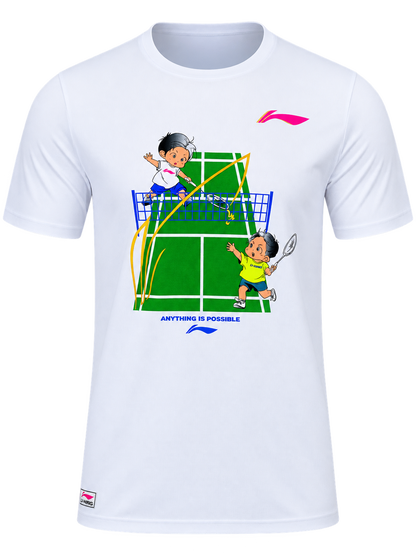 Li-Ning Herren Sportshirt weiß AHSW109-2