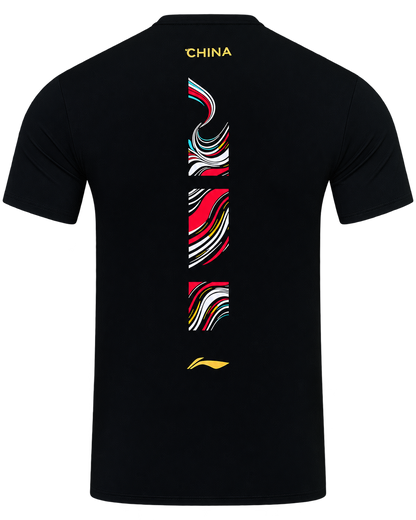 Li-Ning Herren Sportshirt schwarz AHSW427-1