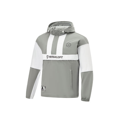 Unisex jacket with hood Wade x Primaloft - light-grey - AJMT103-2
