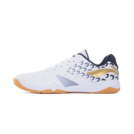 Professional Unisex Table Tennis Shoe "Champion" white/yellow - APPS001-1
