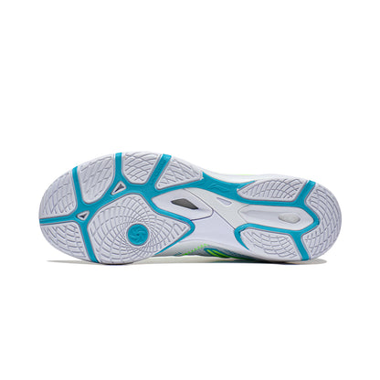 Unisex Tabletennis shoe Hawk Eye 2.0 Pro - white/light-blue - APPT009-6
