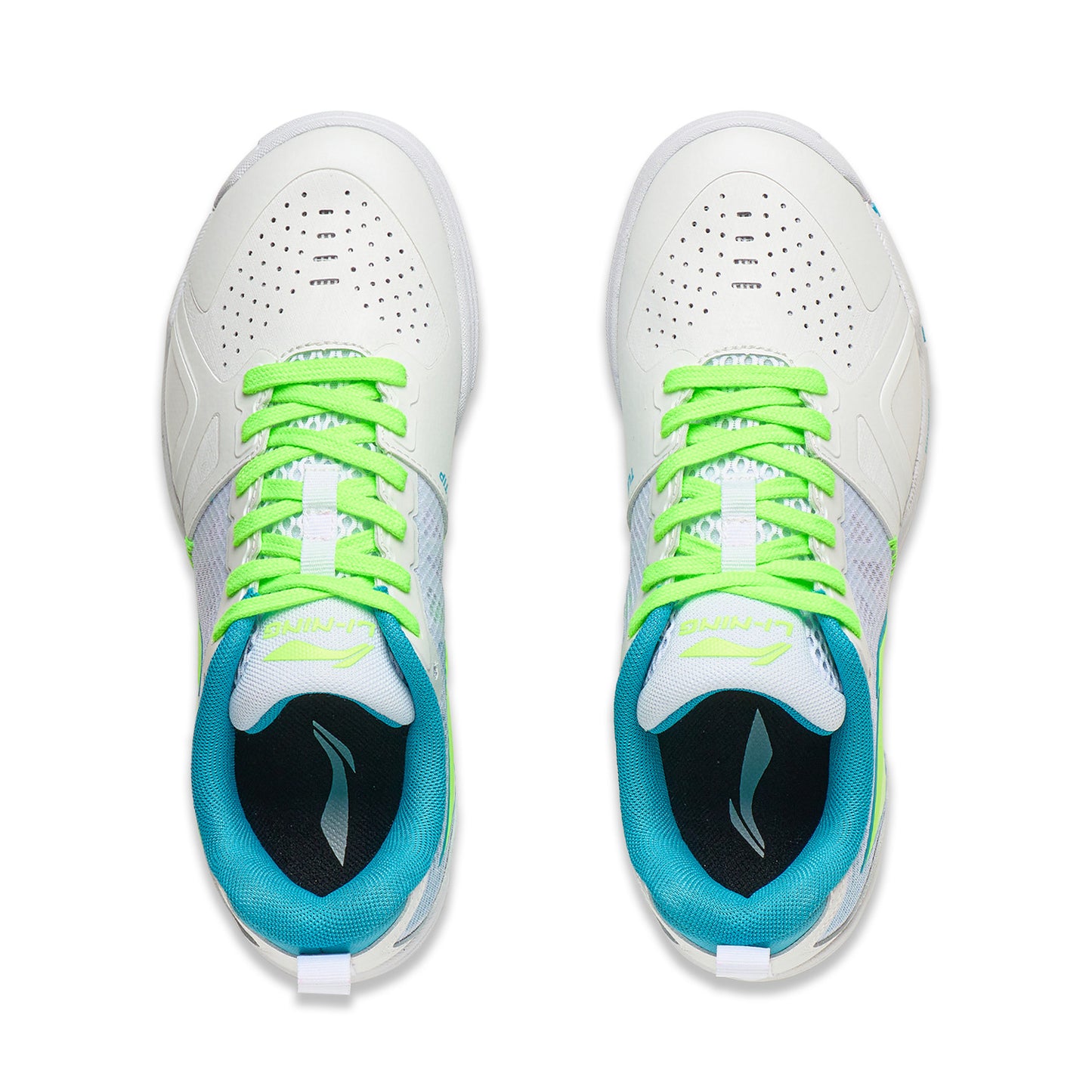 Unisex Tabletennis shoe Hawk Eye 2.0 Pro - white/light-blue - APPT009-6