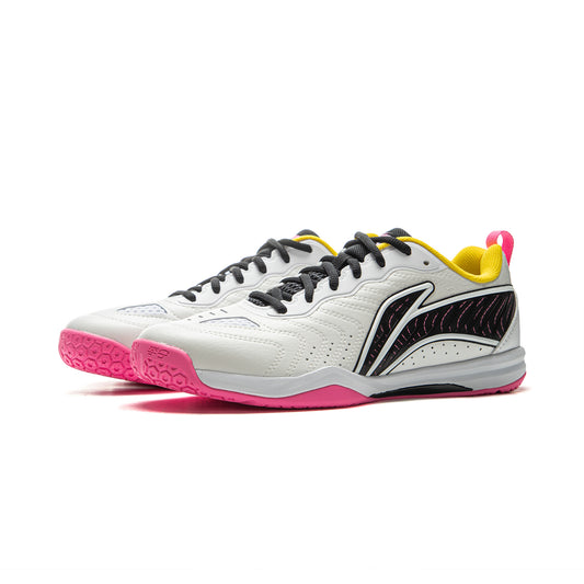 Tabletennis Shoe Hawk Eye 3.0  - white/yellow/pink - APPV003-2