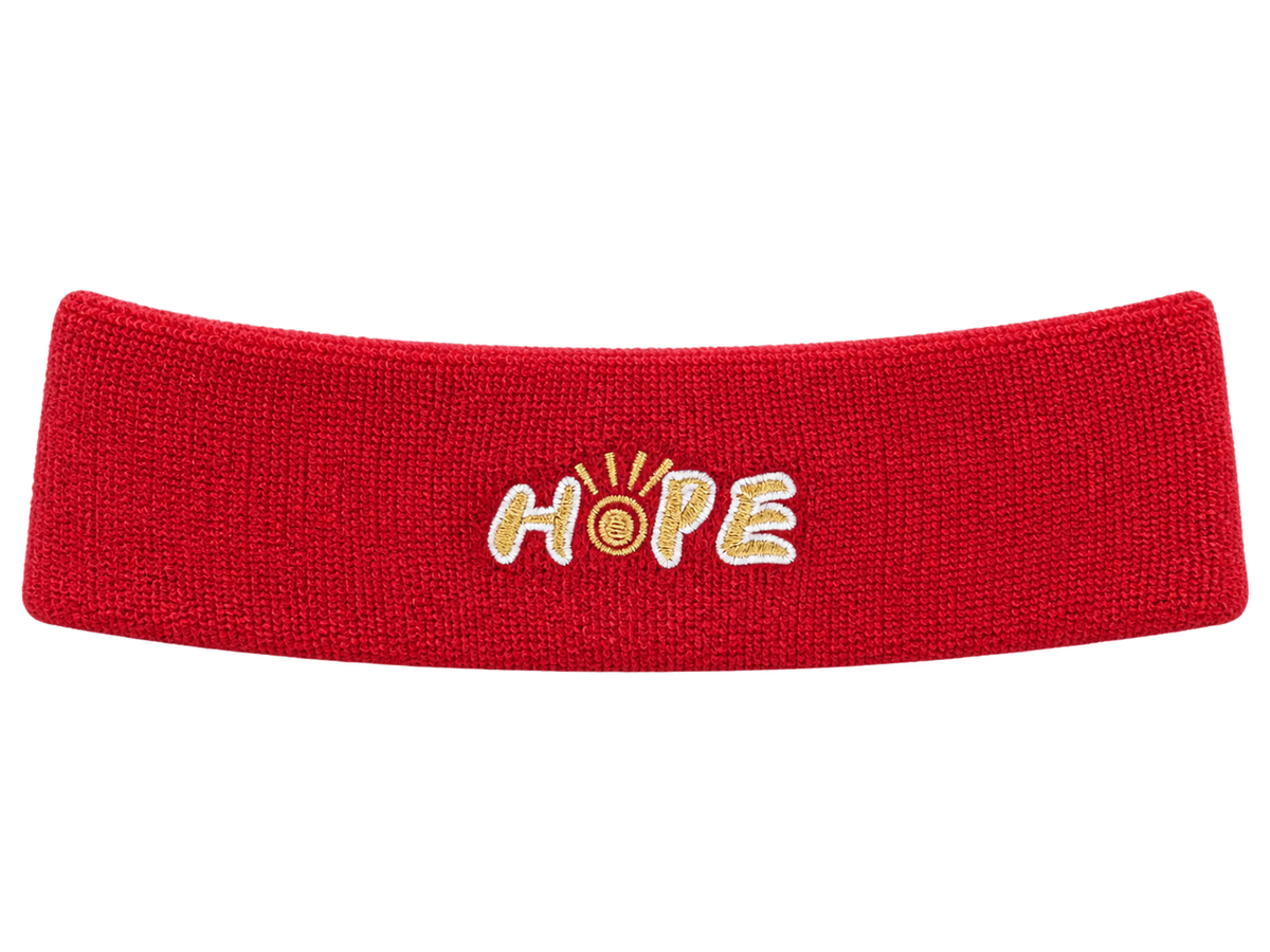 Wang Chuqin 'Hope' Stirnband - rot - AQAU043-4