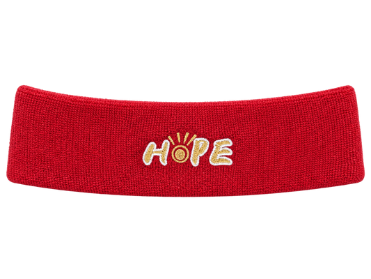 Wang Chuqin 'Hope' Stirnband - rot - AQAU043-4