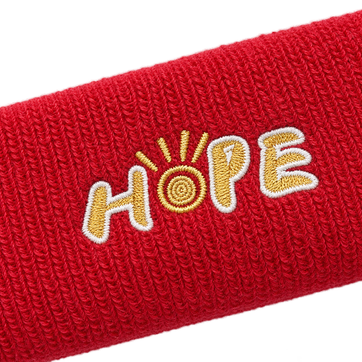 Wang Chuqin 'Hope' Stirnband - rot - AQAU043-4