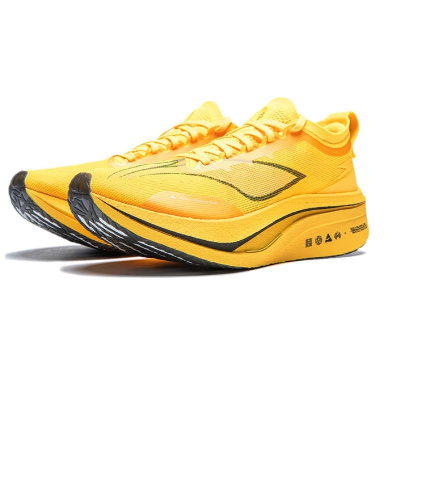 Unisex competition running shoe Feidian 4 Elite - neon-yellow - ARMU007-20