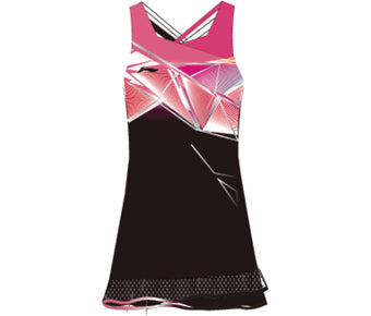 Damen Kleid "Internationale Spieler" schwarz limited - ASKS824-4 L = M EU