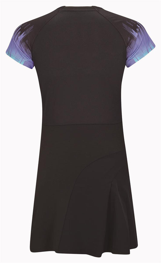 Damen Wettkampfkleid "International Players" Glacier - schwarz - ASKT096-2