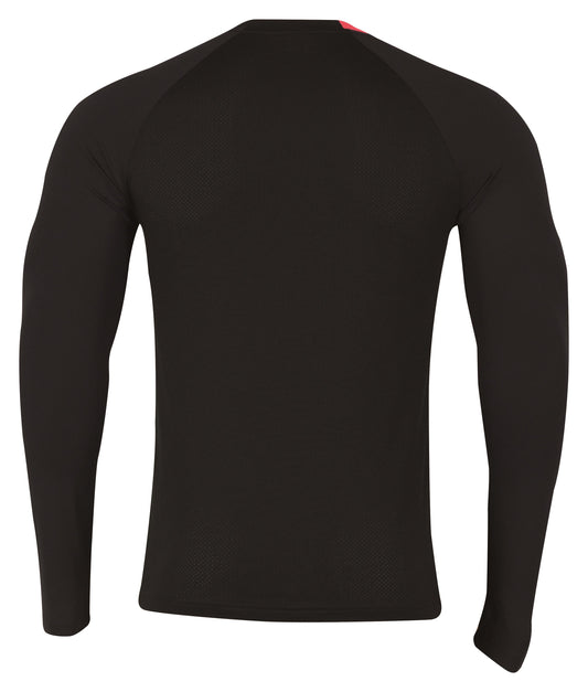 Men's long-sleeved shirt black - ATLN171-1