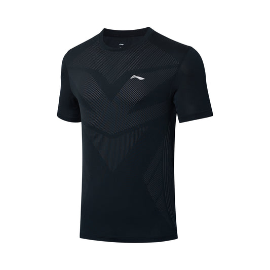 Unisex Table Tennis Shirt "Guard" Black - ATST033-1