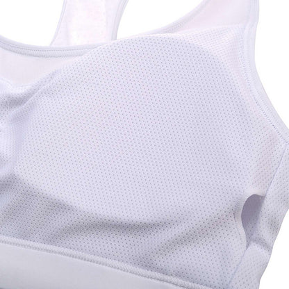 Klassischer Sport-BH weiß, Medium Support - AUBN036-3