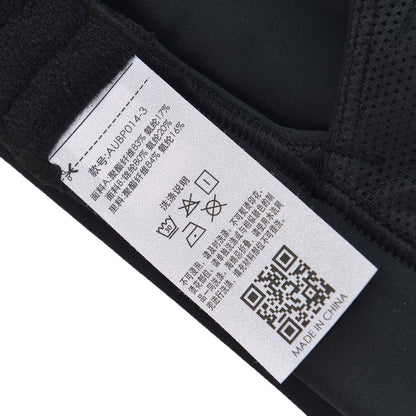AUBP014-3 Sports Bra Tight Fit Standard Black
