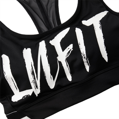 Sport BH Medium "LN FIT" schwarz - AUBQ076-1