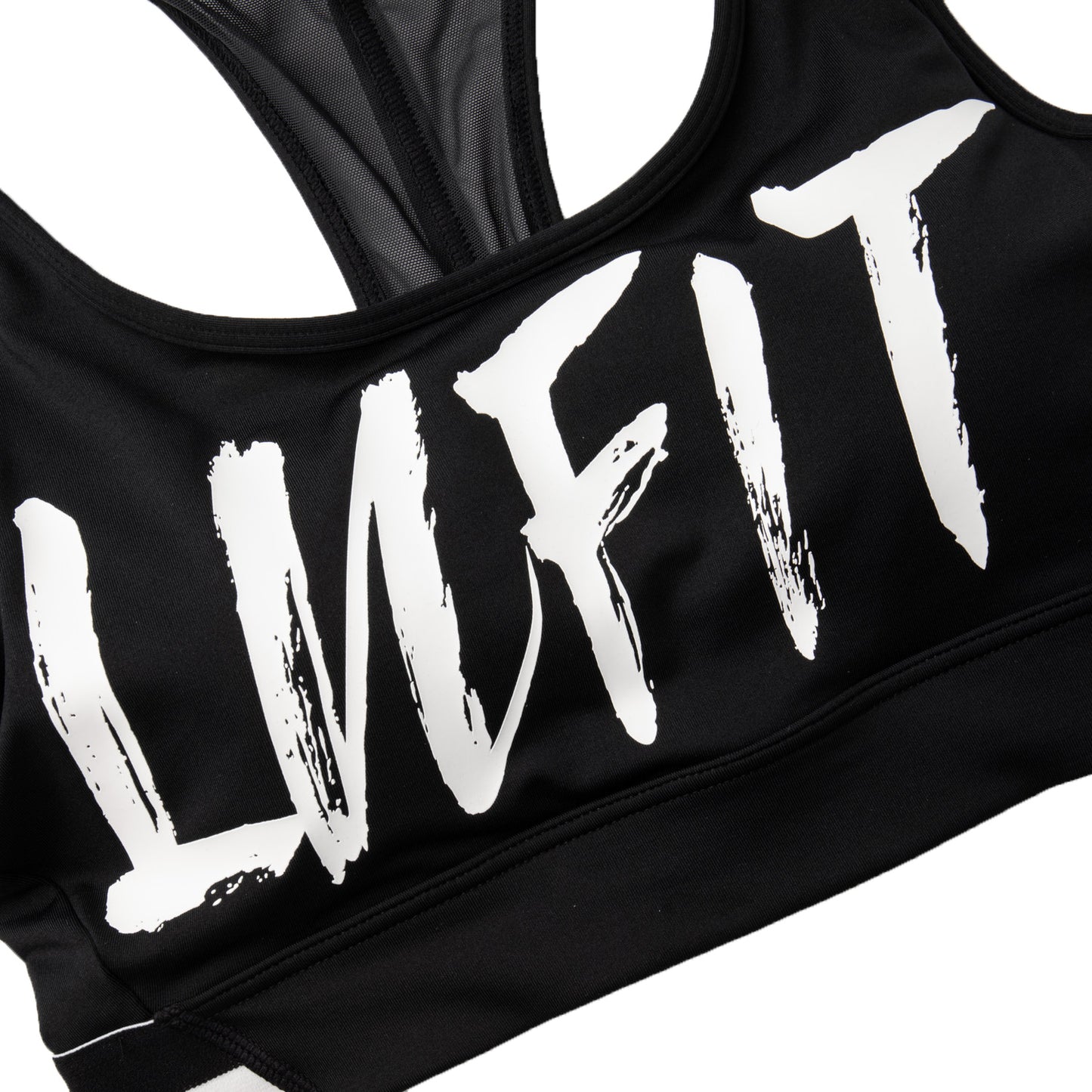 Medium Support SportBH "LN FIT" schwarz - AUBQ076-1